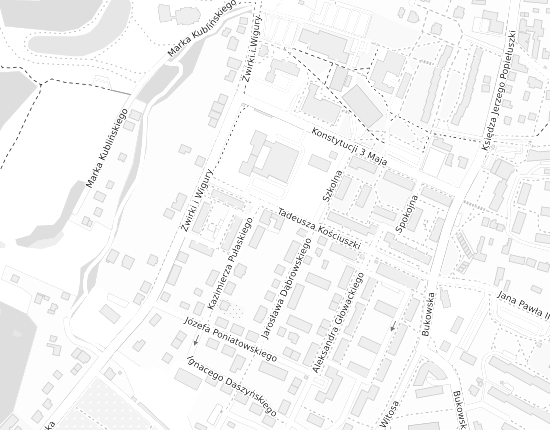 Mapa z adresem organizacji