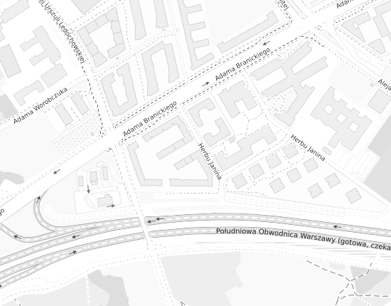Mapa z adresem organizacji