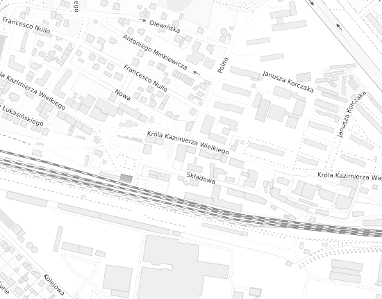 Mapa z adresem organizacji
