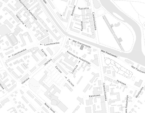 Mapa z adresem organizacji