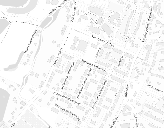 Mapa z adresem organizacji