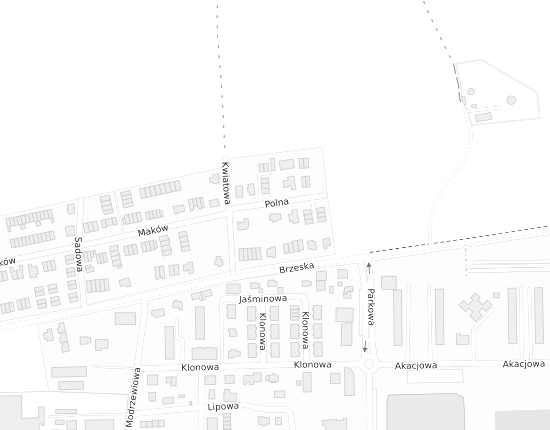 Mapa z adresem organizacji
