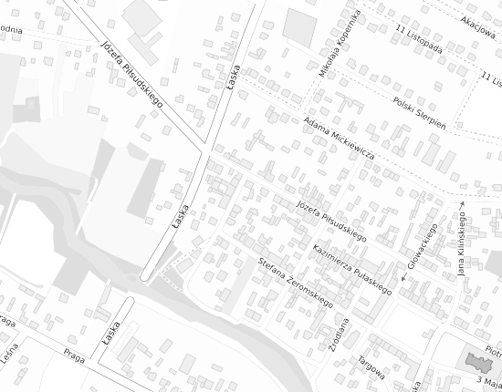Mapa z adresem organizacji
