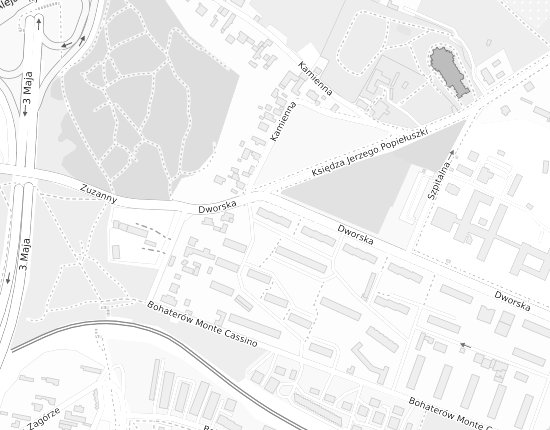 Mapa z adresem organizacji