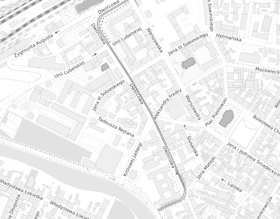 Mapa z adresem organizacji