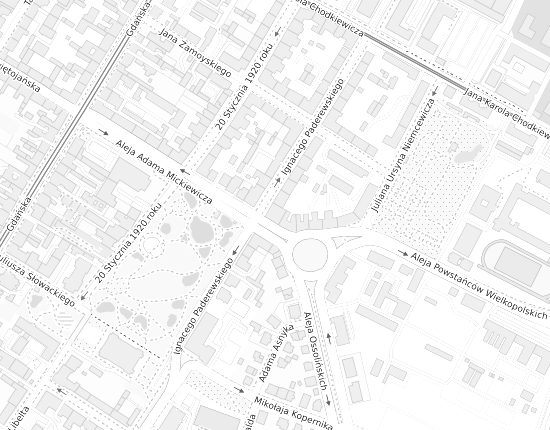 Mapa z adresem organizacji