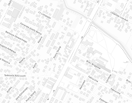 Mapa z adresem organizacji