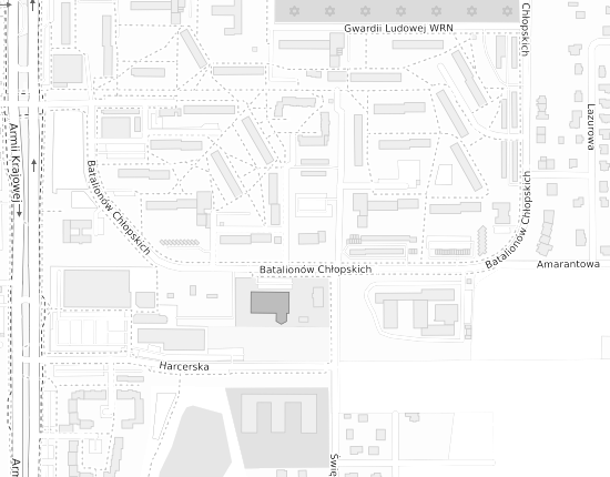 Mapa z adresem organizacji