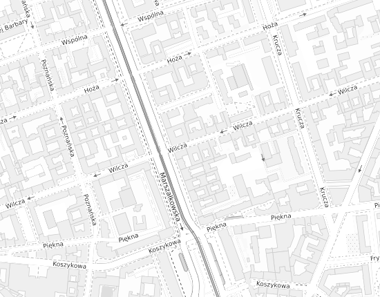 Mapa z adresem organizacji