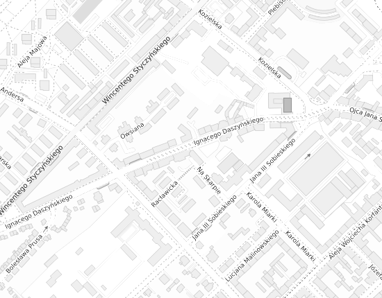 Mapa z adresem organizacji