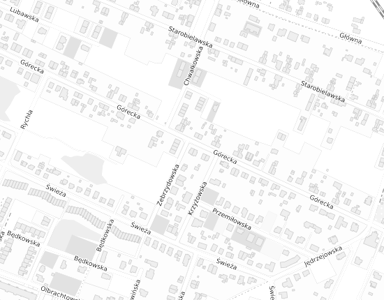 Mapa z adresem organizacji