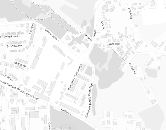 Mapa z adresem organizacji