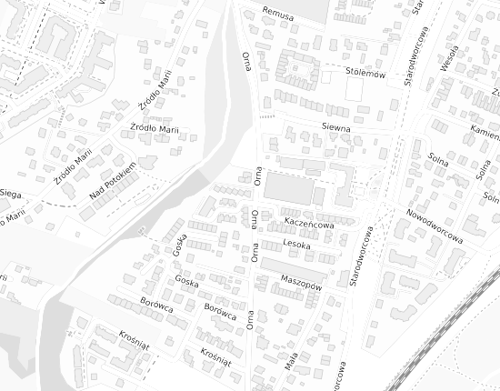 Mapa z adresem organizacji