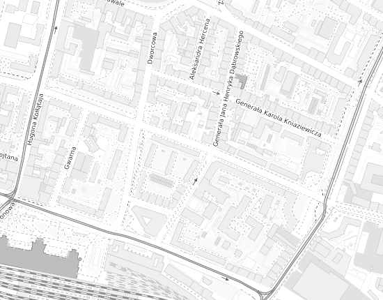 Mapa z adresem organizacji