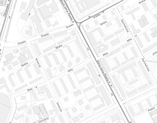 Mapa z adresem organizacji