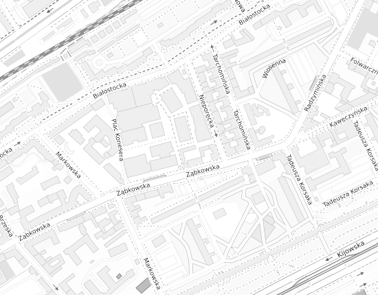 Mapa z adresem organizacji