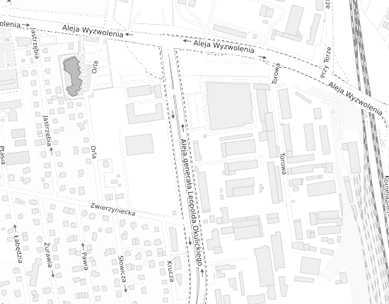 Mapa z adresem organizacji
