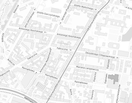 Mapa z adresem organizacji