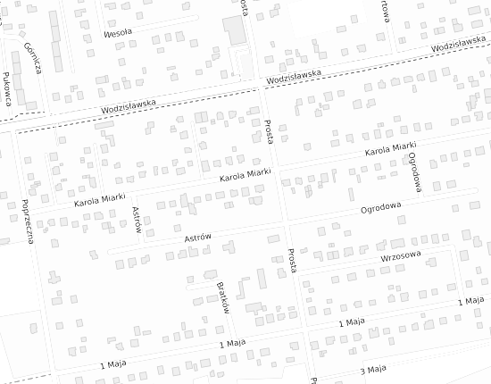 Mapa z adresem organizacji
