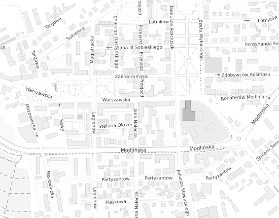 Mapa z adresem organizacji