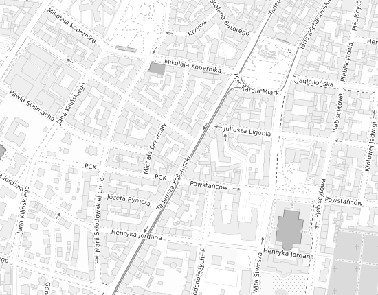 Mapa z adresem organizacji