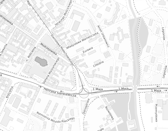 Mapa z adresem organizacji