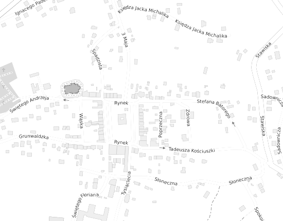 Mapa z adresem organizacji