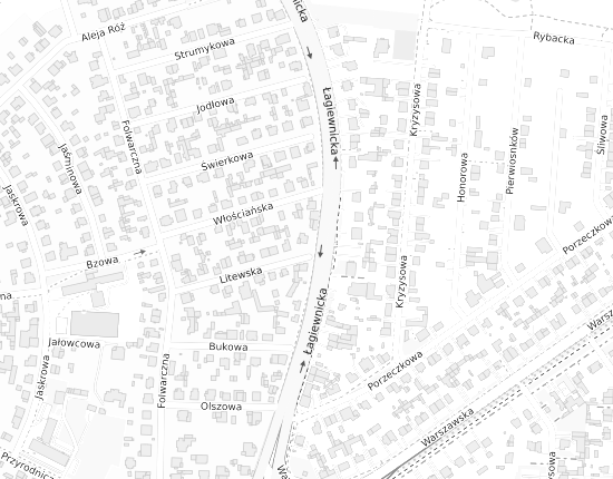 Mapa z adresem organizacji