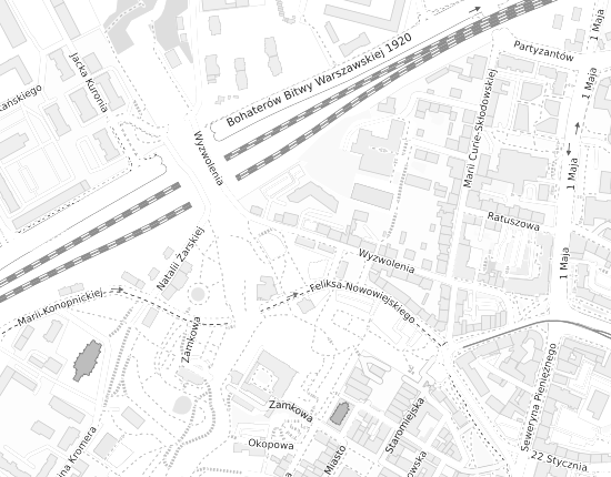 Mapa z adresem organizacji