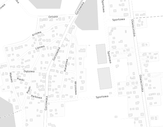 Mapa z adresem organizacji