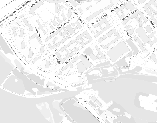 Mapa z adresem organizacji