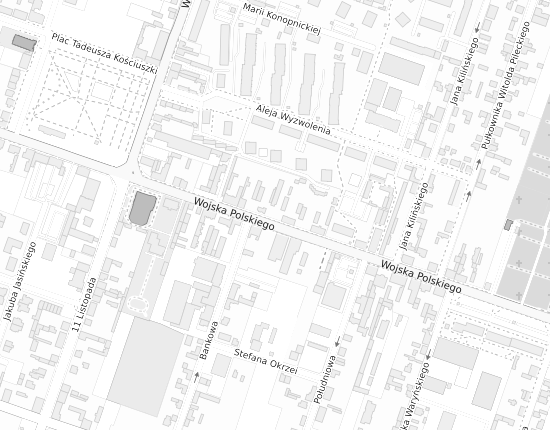 Mapa z adresem organizacji