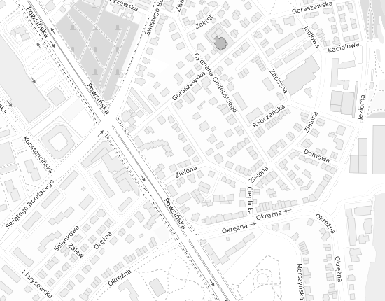 Mapa z adresem organizacji