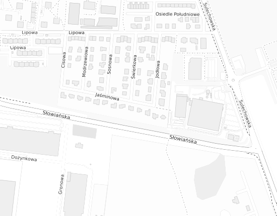 Mapa z adresem organizacji