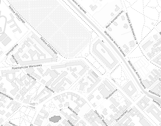 Mapa z adresem organizacji