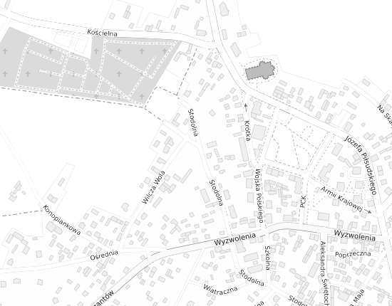 Mapa z adresem organizacji