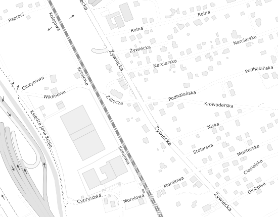 Mapa z adresem organizacji