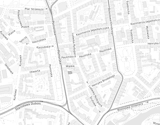 Mapa z adresem organizacji
