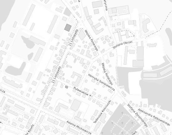 Mapa z adresem organizacji