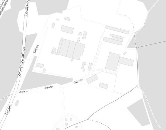 Mapa z adresem organizacji