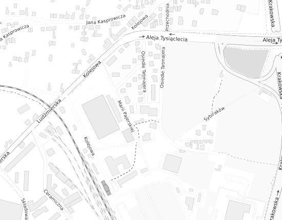 Mapa z adresem organizacji