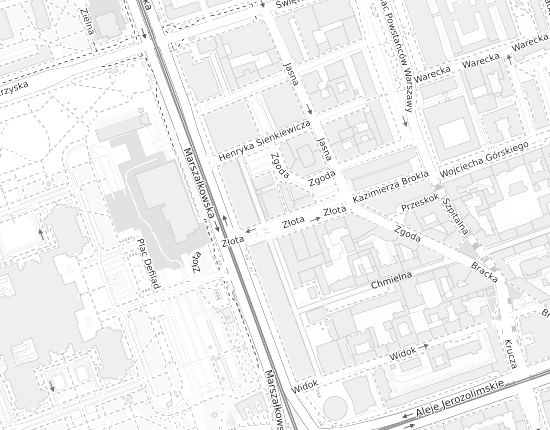 Mapa z adresem organizacji