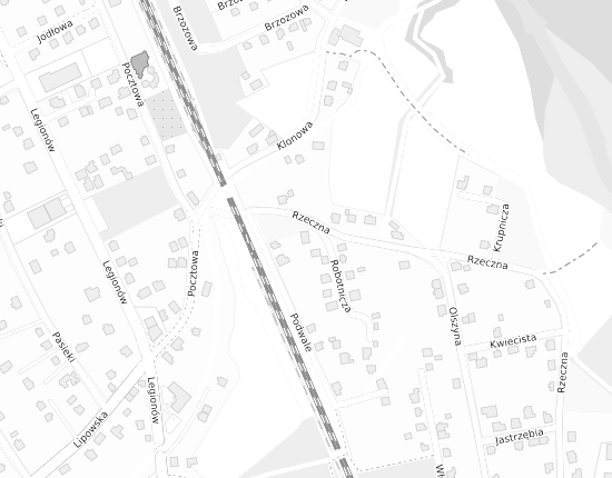 Mapa z adresem organizacji