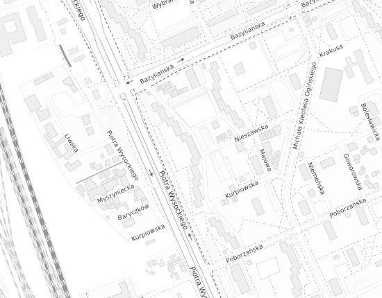 Mapa z adresem organizacji