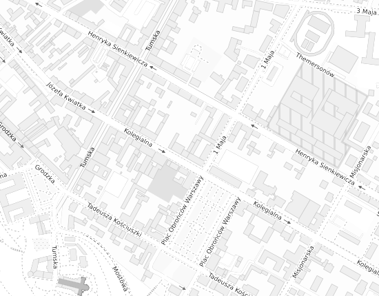 Mapa z adresem organizacji