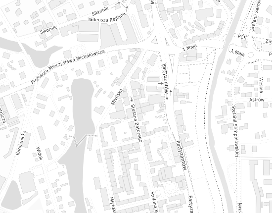 Mapa z adresem organizacji