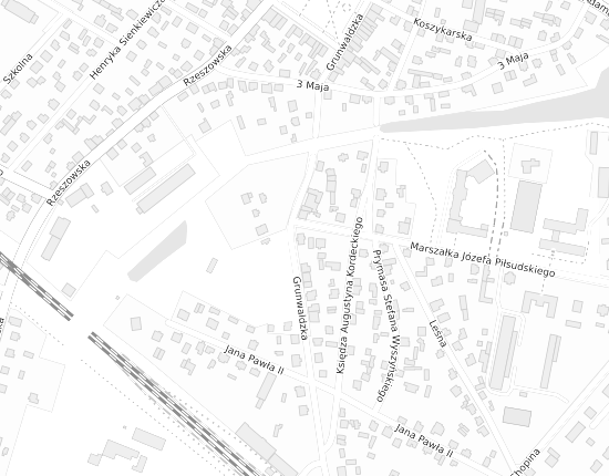 Mapa z adresem organizacji