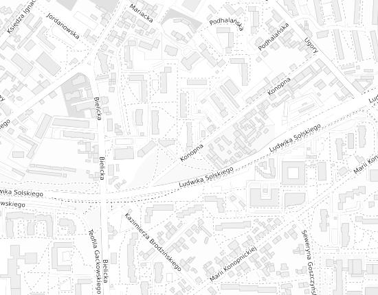Mapa z adresem organizacji