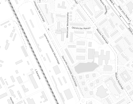 Mapa z adresem organizacji
