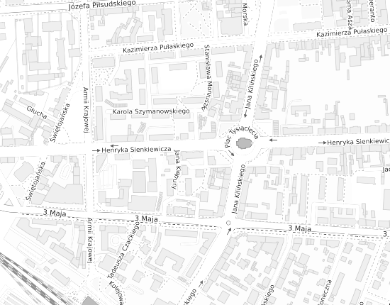 Mapa z adresem organizacji
